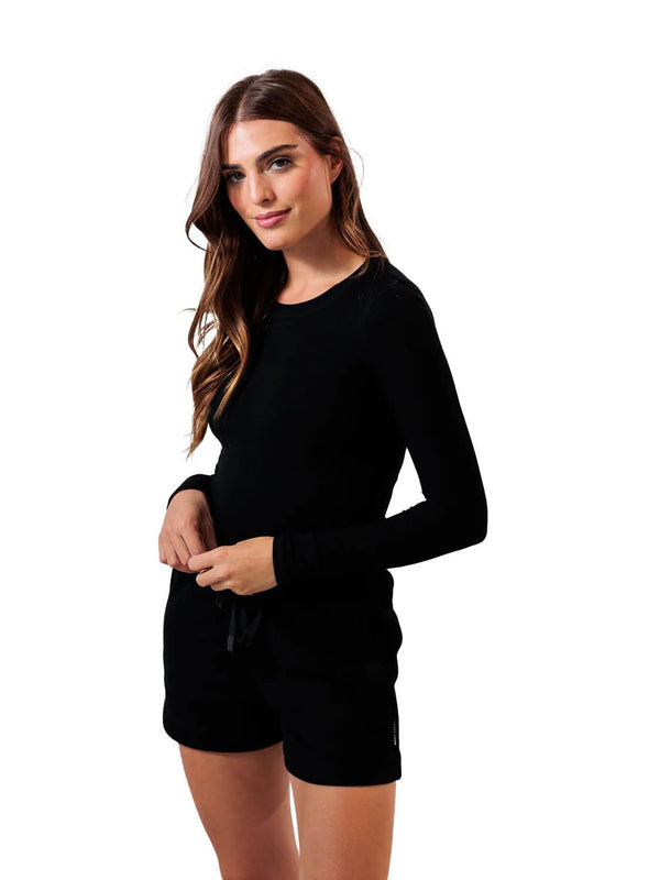 Women's Ribbed Long Sleeve Apres Actif