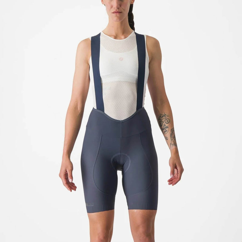 Castelli CLOTHING - Bike - Bib Castelli *24S*  Espresso W Dt Bibshort