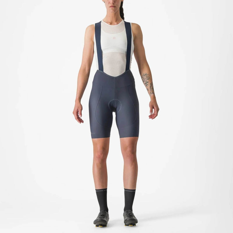 Castelli CLOTHING - Bike - Bib Castelli *24S*  Espresso W Dt Bibshort