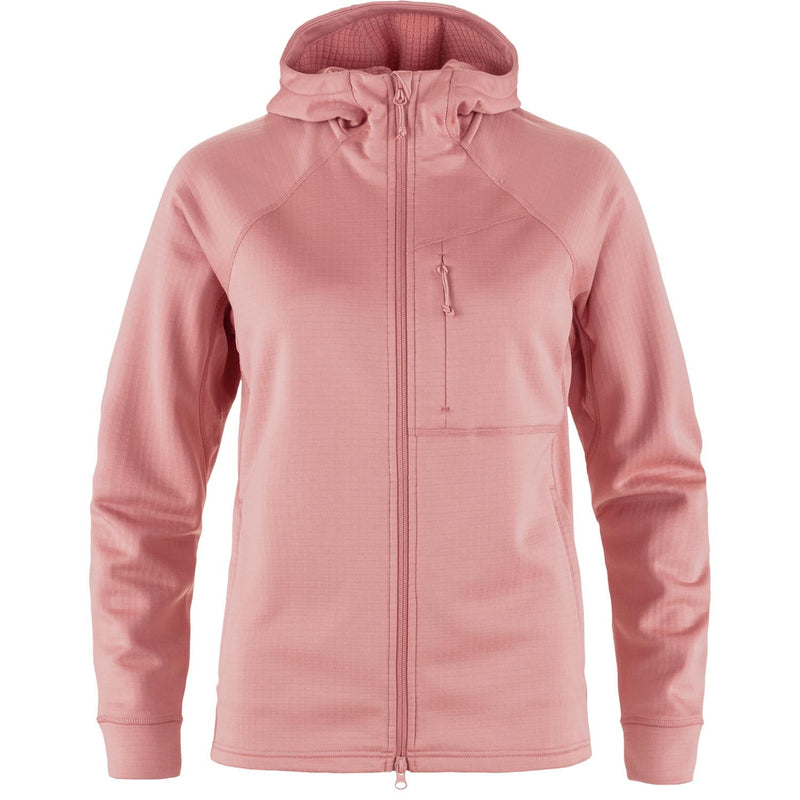 Fjall Raven Full Zip Hoodie Women's Abisko Grid Fleece Hoodie