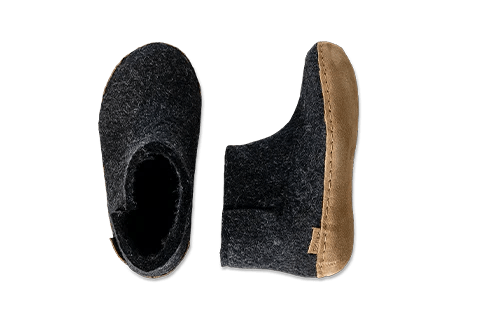 Glerup Slippers Junior Boot Leather