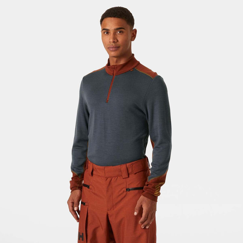 Helly Hansen CLOTHING - Men - Baselayer - Top Helly Hansen *24W*  Lifa Merino Midweight 1/2 Zip