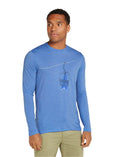 Icebreaker Base Layer Tops Men's Merino 150 Tech Lite Long Sleeve Tee Bear Lift