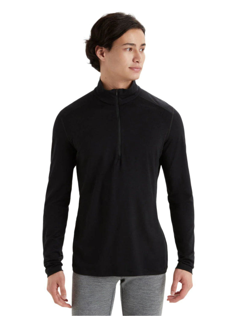 Icebreaker Base Layer Tops Men's Merino 200 Oasis Long Sleeve Half Zip