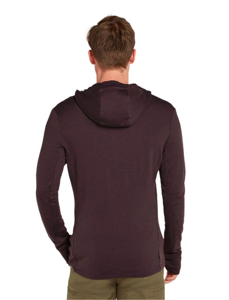 Icebreaker Full Zip Hoodie Men's Merino 260 Quantum Long Sleeve Zip Hoodie