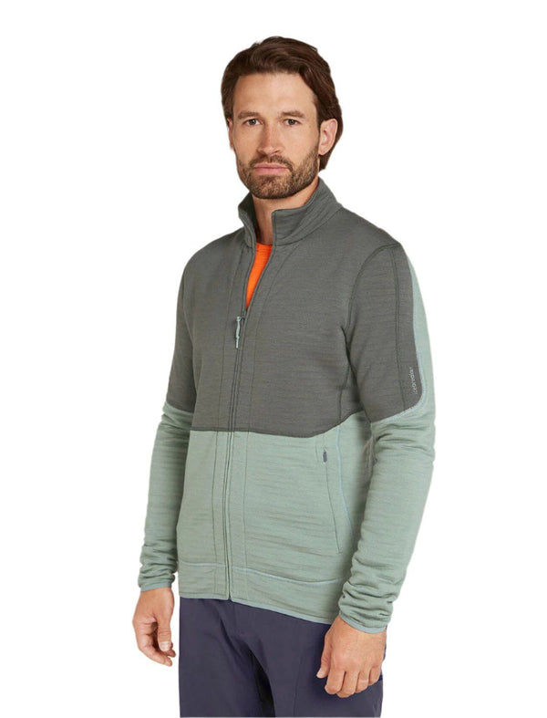 Icebreaker Full Zip Fleece Men's Merino 400 RealFleece Descender