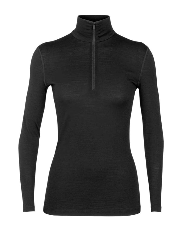 Icebreaker Base Layer Tops Women's Merino 200 Oasis Long Sleeve Half Zip