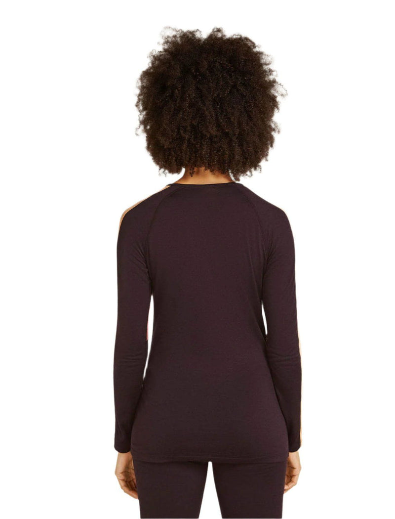 Icebreaker Base Layer Tops Women's Merino 200 Sonebula Long Sleeve Crewe