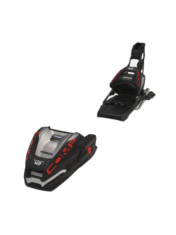 Marker Ski Bindings Comp 12 Black - Flo-Red