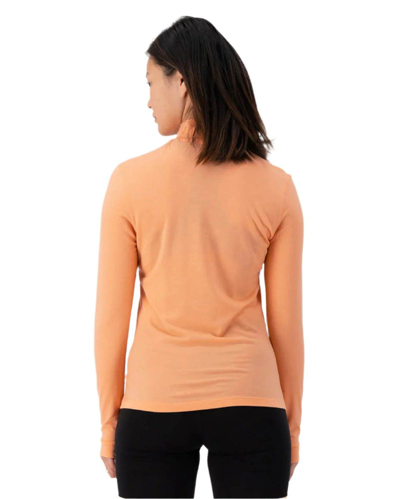 Mons Royale Base Layer Tops Mons Royale *24W* Womens Cascade Merino Flex 200 Mock Neck LS