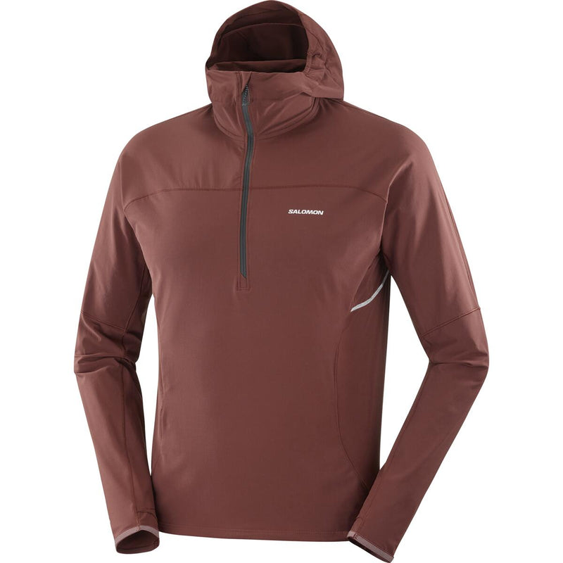 Salomon Full Zip Hoodie Men's Sense Aero Hybrid Half Zip Hoodie