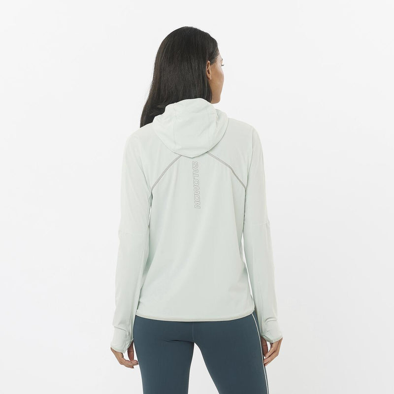 Women's Sense Aero Hybrid Half Zip Hoodie Salomon