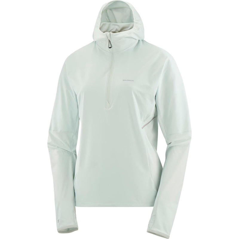 Women's Sense Aero Hybrid Half Zip Hoodie Salomon