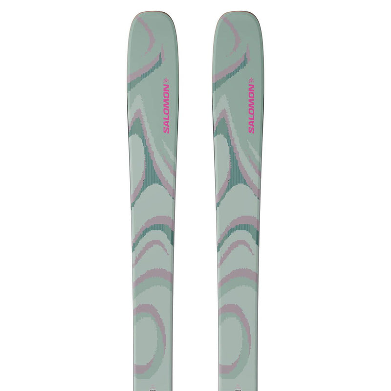 Salomon SKI - Skis Salomon *25W* QST 100 - Iceberg Green