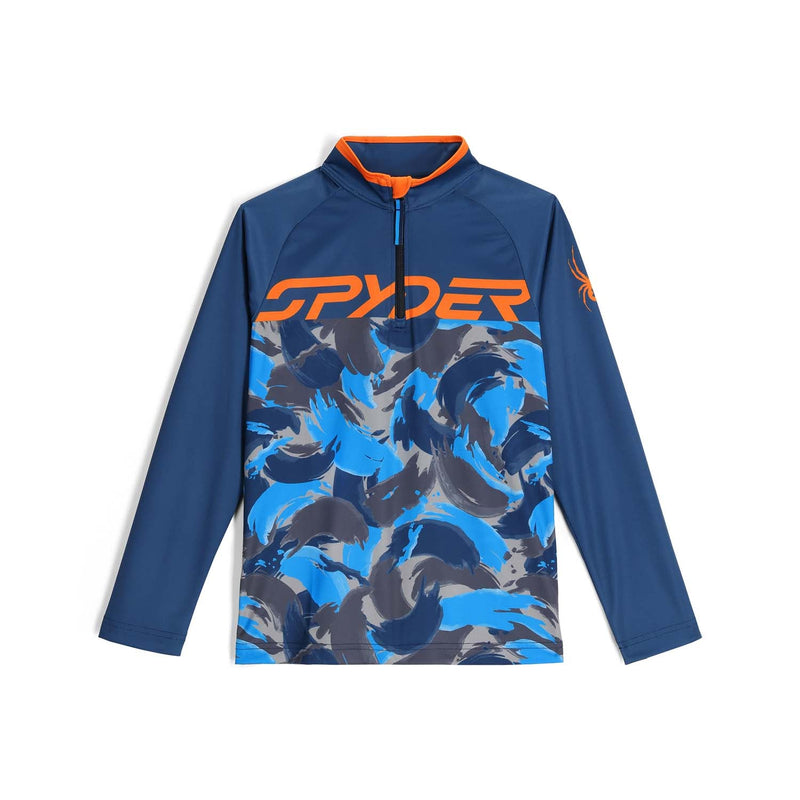 Boy's Camo 1/2 Zip Spyder