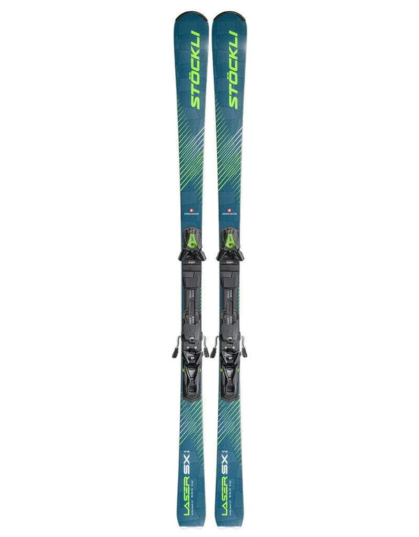 Stockli All Mountain Laser SX + SRT Speed D20 + SRT 12 Green/Black