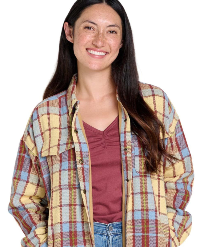 TOAD Button Down Women's Conifer Shirt Jacket