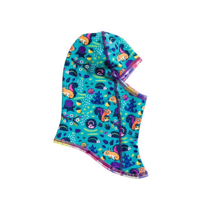 Kid's Comfort Shell™ Maxclava - Reversible - Print Turtle Fur